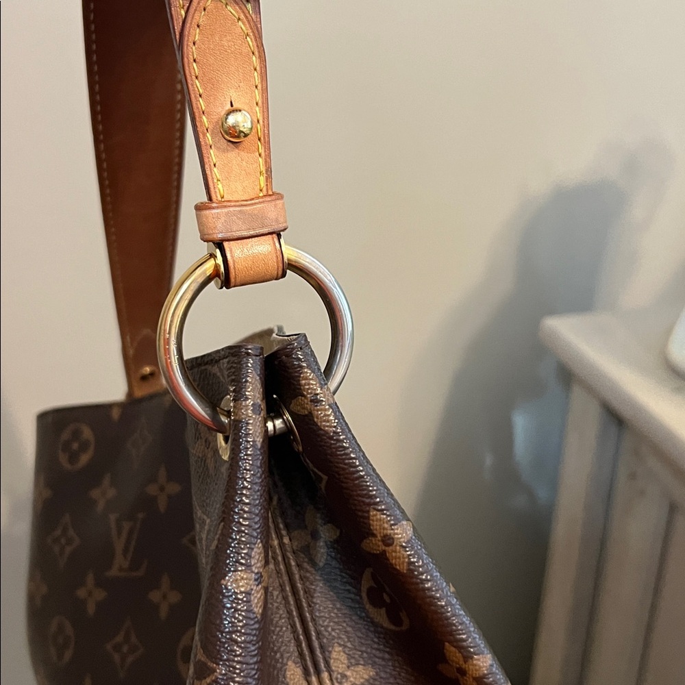 Louis Vuitton Dark Brown Monogram Shoulder Bag with letter of authenticity - Picture 6 of 7